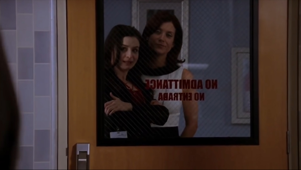 Still of Amelia (played by Caterina Scorsone) and Addison (played by Kate Walsh) from Private Practice 3x19